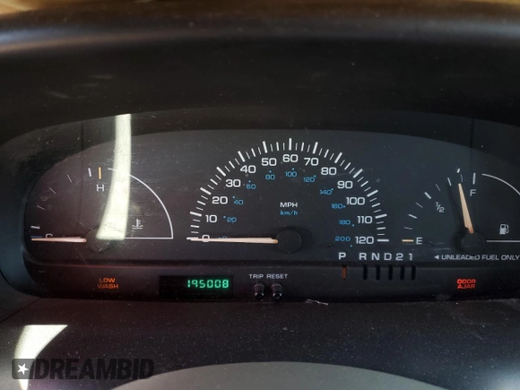 1999 Dodge Caravan with VIN 2B4FP25B0XR192013, listed as a Copart auction lot 55006624 with 195,008 mi miles and Salvage title. Bid and sale history available at DreamBid. Image 9.