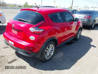 2016 Nissan Juke S with VIN JN8AF5MR2GT601724, listed as a IAAI auction lot 42053764 with 123,292 mi miles. Bid and sale history available at carsss.com. Image 4.