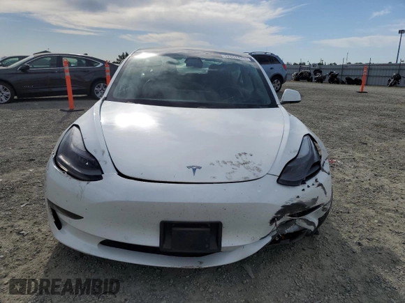 2021 Tesla Model 3 Long Range with VIN 5YJ3E1EB7MF874304, listed as a Copart auction lot 52652825 with Not Provided miles and Salvage Title. Bid and sale history available at carsss.com. Image 5.