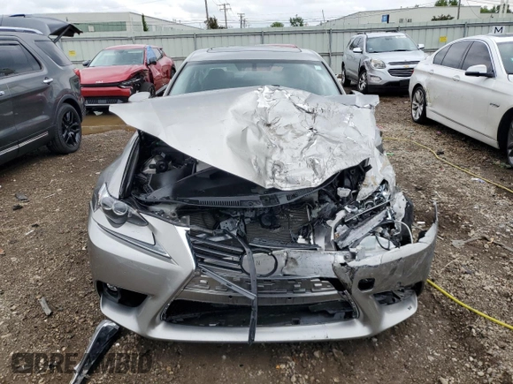 2016 Lexus IS 300/350 with VIN JTHCM1D27G5010703, listed as a Copart auction lot 58525745 with 50,046 mi miles and Salvage title. Bid and sale history available at DreamBid. Image 5.