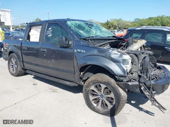 2019 Ford F-150 XL with VIN 1FTEW1EP3KFD50433, listed as a IAAI auction lot 41846070 with 1 mi miles. Bid and sale history available at carsss.com. Image 1.