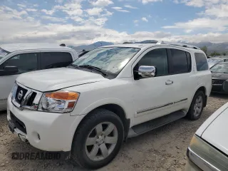 2010 Nissan Armada SE z VIN 5N1BA0NC5AN610601, wystawiony jako Copart lot #53823625 z przebiegiem 130 732 mil mil oraz Szkoda całkowita • Salvage title. Historia ofert i sprzedaży dostępna na DreamBid. Obrazek 1.