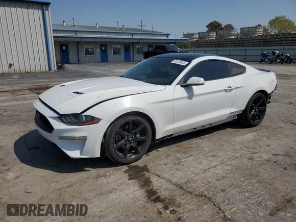 2020 Ford Mustang EcoBoost with VIN 1FA6P8TH7L5158516, listed as a Copart auction lot 52123015 with 103,351 mi miles and Salvage Title. Bid and sale history available at carsss.com. Image 1.