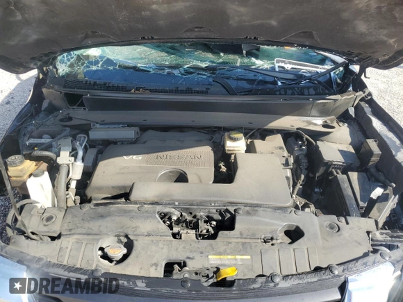 2018 Nissan Pathfinder SL z VIN 5N1DR2MN3JC612150, wystawiony jako Copart lot #55925915 z przebiegiem Nie podano mil oraz Czysty tytuł • Clean title. Historia ofert i sprzedaży dostępna na DreamBid. Obrazek 11.