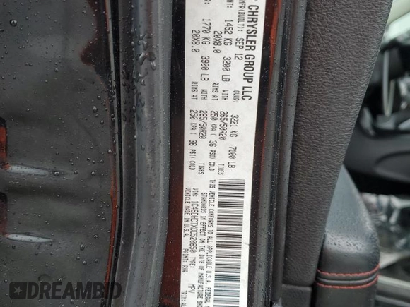 2013 Dodge Durango R/T with VIN 1C4SDHCTXDC520650, listed as a Copart auction lot 49253535 with 146,201 mi miles and Clean title. Bid and sale history available at DreamBid. Image 13.