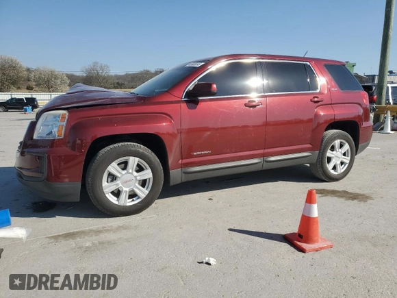 2016 GMC Terrain SLE with VIN 2GKALMEK2G6181458, listed as a Copart auction lot 48965695 with 123,163 mi miles and Salvage Title. Bid and sale history available at DreamBid. Image 1.