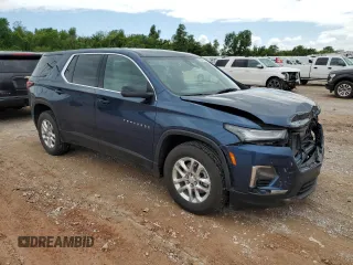 2022 Chevrolet Traverse LS with VIN 1GNERFKWXNJ134149, listed as a Copart auction lot 58736915 with 73,431 mi miles and Salvage title. Bid and sale history available at DreamBid. Image 4.