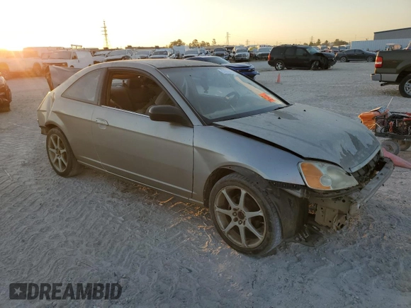 2003 Honda Civic LX with VIN 1HGEM21513L009200, listed as a Copart auction lot 77019464 with Not Provided miles and Salvage Title. Bid and sale history available at DreamBid. Image 4.