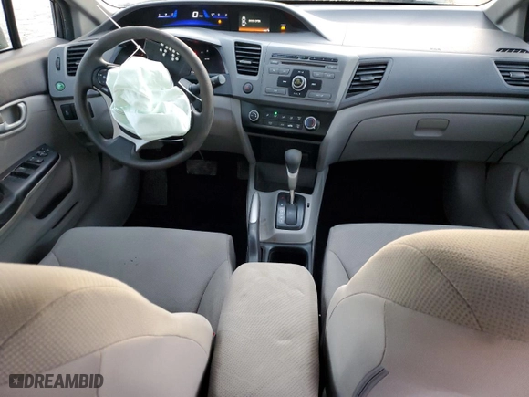 2012 Honda Civic Sdn LX with VIN 19XFB2F56CE099972, listed as a Copart auction lot 43468485 with 81,731 mi miles and Salvage Title. Bid and sale history available at carsss.com. Image 8.
