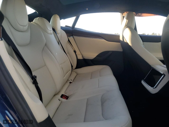 2022 Tesla Model S with VIN 5YJSA1E51NF460731, listed as a Copart auction lot 83382874 with 0 mi miles and Salvage Title. Bid and sale history available at carsss.com. Image 10.