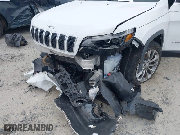 2019 Jeep Cherokee Latitude Plus with VIN 1C4PJLLN5KD171875, listed as a IAAI auction lot 41522475 with 82,161 mi miles. Bid and sale history available at carsss.com. Image 6.