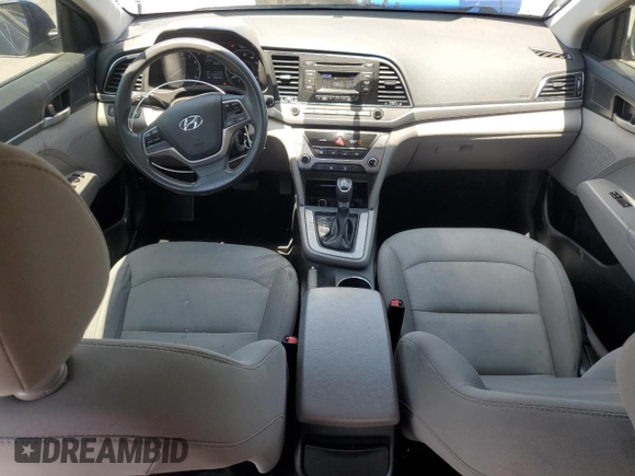2017 Hyundai Elantra SE with VIN 5NPD74LF7HH201655, listed as a Copart auction lot 62284405 with 208,034 mi miles and Salvage title. Bid and sale history available at DreamBid. Image 8.