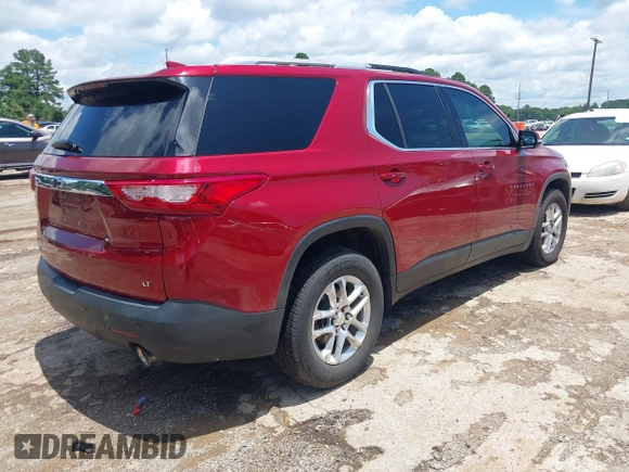 2018 Chevrolet Traverse LT Cloth with VIN 1GNERGKW0JJ170013, listed as a IAAI auction lot 42296444 with 107,786 mi miles and . Bid and sale history available at DreamBid. Image 4.