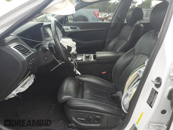 2018 Genesis G80 3.8L with VIN KMHGN4JE0JU235280, listed as a Copart auction lot 71687644 with 66,137 mi miles and Salvage Title. Bid and sale history available at carsss.com. Image 7.