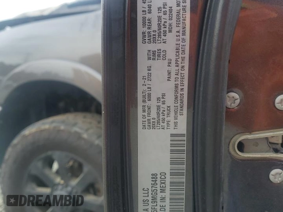 2021 Ram 2500 Laramie z VIN 3C6UR5FL9MG576488, wystawiony jako Copart lot #58339295 z przebiegiem Nie podano mil oraz Szkoda całkowita • Salvage title. Historia ofert i sprzedaży dostępna na DreamBid. Obrazek 12.
