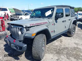 2018 Jeep Wrangler Unlimited Rubicon with VIN 1C4HJXFG6JW267087, listed as a IAAI auction lot 42235058 with 93,962 mi miles and . Bid and sale history available at DreamBid. Image 17.