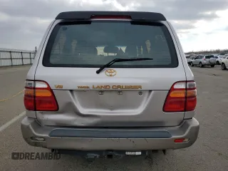 1998 Toyota Land Cruiser with VIN JT3HT05J9W0013970, listed as a Copart auction lot 46343855 with 317,092 mi miles and Salvage Title. Bid and sale history available at carsss.com. Image 6.