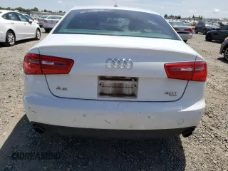 2014 Audi A6 Premium Plus with VIN WAUFGAFC3EN116300, listed as a Copart auction lot 56911945 with 142,399 mi miles and Salvage title. Bid and sale history available at DreamBid. Image 6.