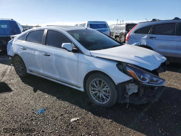 2019 Hyundai Sonata Sport with VIN 5NPE34AF6KH794225, listed as a Copart auction lot 46587045 with 100,155 mi miles and Non Repairable. Bid and sale history available at carsss.com. Image 4.