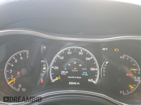 2014 Jeep Grand Cherokee Limited with VIN 1C4RJFBG5EC463596, listed as a Copart auction lot 48159055 with 82,549 mi miles and Salvage Title. Bid and sale history available at carsss.com. Image 9.