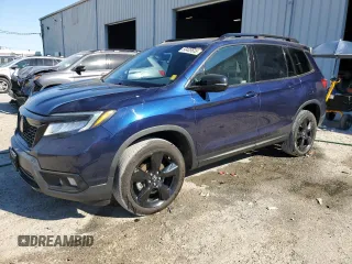 2019 Honda Passport Elite z VIN 5FNYF8H05KB012427, wystawiony jako Copart lot #50409635 z przebiegiem 72 814 mil mil oraz Szkody całkowita. Historia ofert i sprzedaży dostępna na DreamBid. Obrazek 1.