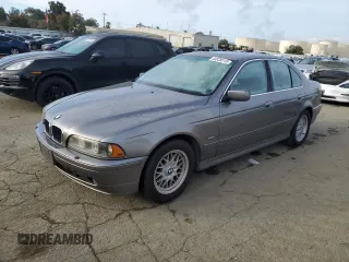 2002 BMW 5 Series 525iA with VIN WBADT43452GZ96384, listed as a Copart auction lot 44839115 with 185,592 mi miles and Clean Title. Bid and sale history available at carsss.com. Image 1.