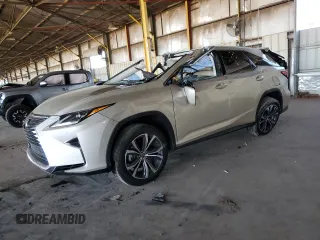 2018 Lexus RX with VIN JTJGZKCA9J2002823, listed as a Copart auction lot 44383845 with 0 mi miles and Salvage Title. Bid and sale history available at carsss.com. Image 1.