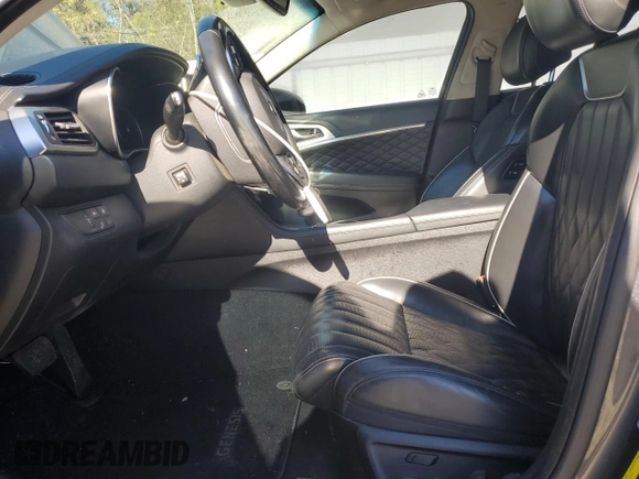 2019 Genesis G70 Advanced with VIN KMTG44LA5KU015394, listed as a Copart auction lot 81923194 with 128,676 mi miles and Salvage Title. Bid and sale history available at DreamBid. Image 7.