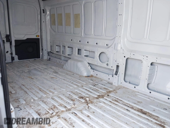 2023 Ford Transit Cargo with VIN 1FTBW3XG1PKB89459, listed as a IAAI auction lot 39961794 with 6,756 mi miles and . Bid and sale history available at carsss.com. Image 8.