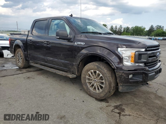 2019 Ford F-150 XL with VIN 1FTEW1EP4KFD32054, listed as a Copart auction lot 63622085 with 76,386 mi miles and Salvage title. Bid and sale history available at DreamBid. Image 4.