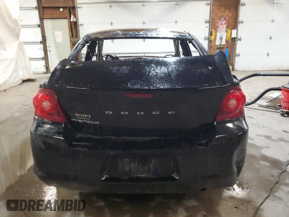 2012 Dodge Avenger SE with VIN 1C3CDZAB8CN136653, listed as a Copart auction lot 49621865 with Not Provided miles and Salvage Title. Bid and sale history available at carsss.com. Image 6.