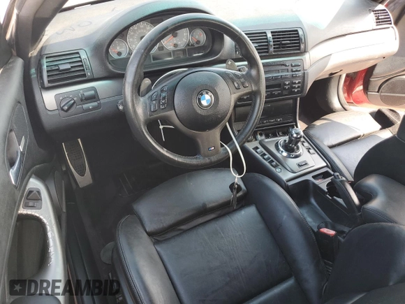 2003 BMW 3 Series M3 with VIN WBSBR93453PK03651, listed as a Copart auction lot 74519584 with 0 mi miles and Salvage Title. Bid and sale history available at carsss.com. Image 8.
