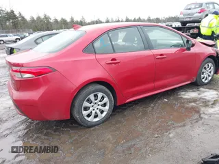 2021 Toyota Corolla LE with VIN JTDEPMAE9MJ141300, listed as a IAAI auction lot 41721838 with 51,439 mi miles and . Bid and sale history available at carsss.com. Image 4.