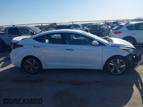 2015 Hyundai Elantra SE z VIN 5NPDH4AE9FH615055, wystawiony jako IAAI lot #41764627 z przebiegiem 143 708 mil mil oraz . Historia ofert i sprzedaży dostępna na DreamBid. Obrazek 13.