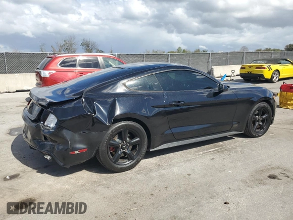 2017 Ford Mustang V6 with VIN 1FA6P8AMXH5270802, listed as a Copart auction lot 45638515 with 127,263 mi miles and Salvage title. Bid and sale history available at DreamBid. Image 3.
