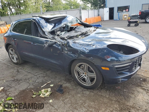 2016 Porsche Macan S with VIN WP1AB2A51GLB52400, listed as a Copart auction lot 57483095 with 68,525 mi miles and Salvage title. Bid and sale history available at DreamBid. Image 4.