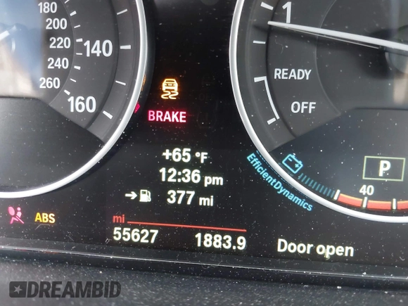 2014 BMW 3 Series 328i xDrive with VIN WBA3G7C55EKN37528, listed as a IAAI auction lot 42031076 with 55,627 mi miles and . Bid and sale history available at carsss.com. Image 15.