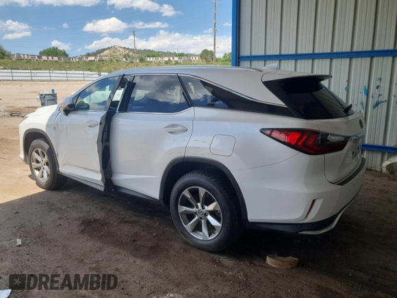 2019 Lexus RX 350L Premium with VIN JTJDZKCA8K2019293, listed as a Copart auction lot 58758245 with 135,591 mi miles and Salvage title. Bid and sale history available at DreamBid. Image 2.