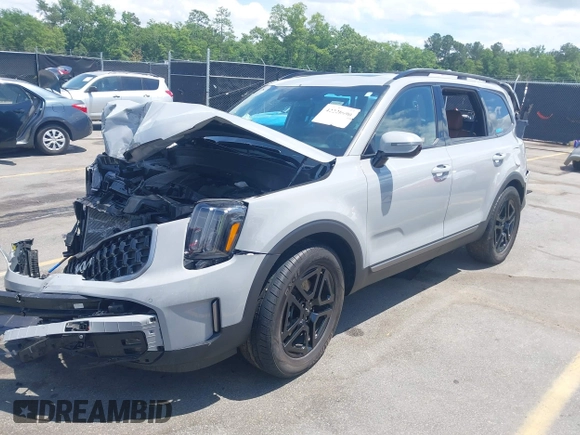 2023 Kia Telluride SX X-Pro with VIN 5XYP5DGC0PG370652, listed as a IAAI auction lot 42226690 with 30,669 mi miles and . Bid and sale history available at DreamBid. Image 2.