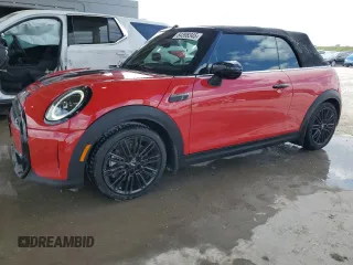 2022 MINI Convertible Cooper S with VIN WMW43DL00N3N94880, listed as a Copart auction lot 54398345 with 27,979 mi miles and Salvage Title. Bid and sale history available at DreamBid. Image 1.