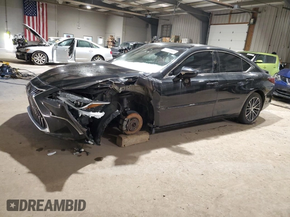 2022 Lexus ES 250 with VIN 58AD11D15NU009398, listed as a Copart auction lot 41675595 with 92,299 mi miles and Salvage title. Bid and sale history available at DreamBid. Image 1.