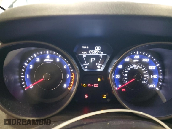 2013 Hyundai Elantra GLS с VIN 5NPDH4AE9DH317408, выставлен на аукционе Copart как лот 58868635 с пробегом 126 094 миль миль и Чистый • Clean title. История ставок и продаж доступна на DreamBid. Изображение 9.