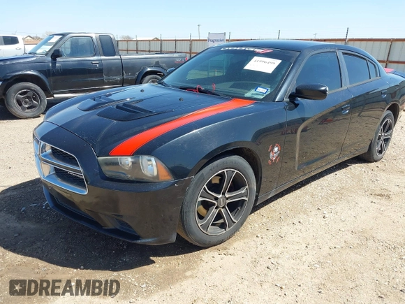 2012 Dodge Charger SE with VIN 2C3CDXBG2CH117670, listed as a IAAI auction lot 41996499 with 233,633 mi miles. Bid and sale history available at carsss.com. Image 6.