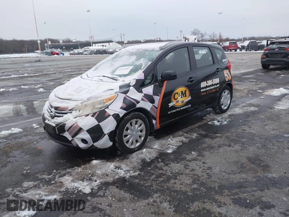 2014 Nissan Note S with VIN 3N1CE2CP7EL401044, listed as a IAAI auction lot 41397867 with 219,771 mi miles and . Bid and sale history available at DreamBid. Image 2.