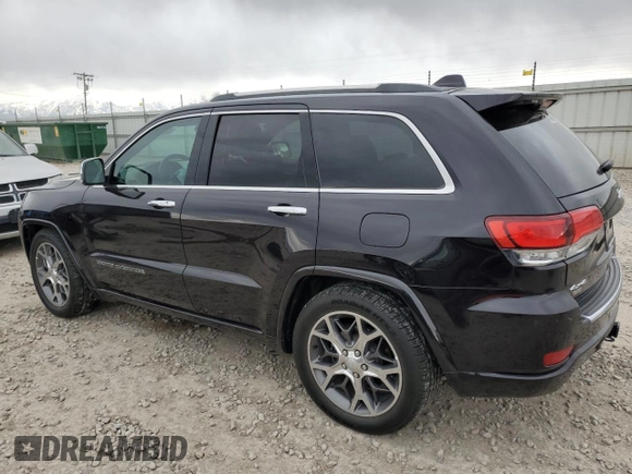 2020 Jeep Grand Cherokee Overland with VIN 1C4RJFCG9LC264711, listed as a Copart auction lot 51505885 with 52,670 mi miles and Salvage Title. Bid and sale history available at DreamBid. Image 2.