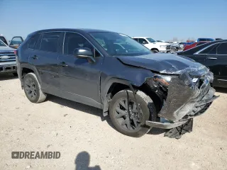 2024 Toyota RAV4 LE with VIN 2T3F1RFV8RC472620, listed as a Copart auction lot 47026905 with 9,532 mi miles and Salvage Title. Bid and sale history available at carsss.com. Image 4.