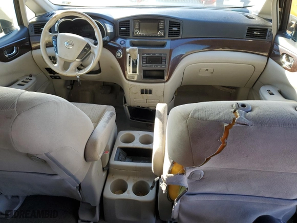 2017 Nissan Quest SV with VIN JN8AE2KPXH9167764, listed as a Copart auction lot 37974934 with 243,109 mi miles. Bid and sale history available at carsss.com. Image 8.