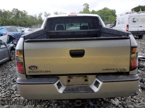 2007 Honda Ridgeline RT with VIN 2HJYK16287H547790, listed as a Copart auction lot 73520504 with 215,784 mi miles and Salvage Title. Bid and sale history available at carsss.com. Image 6.