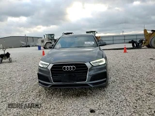 2018 Audi Q3 Premium Plus with VIN WA1HCCFS7JR022640, listed as a Copart auction lot 53517985 with 52,513 mi miles and Salvage Title. Bid and sale history available at carsss.com. Image 12.