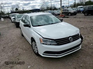 2015 Volkswagen Jetta Sedan 2.0L S with VIN 3VW2K7AJ0FM306735, listed as a Copart auction lot 53378135 with 92,852 mi miles and Salvage Title. Bid and sale history available at carsss.com. Image 10.